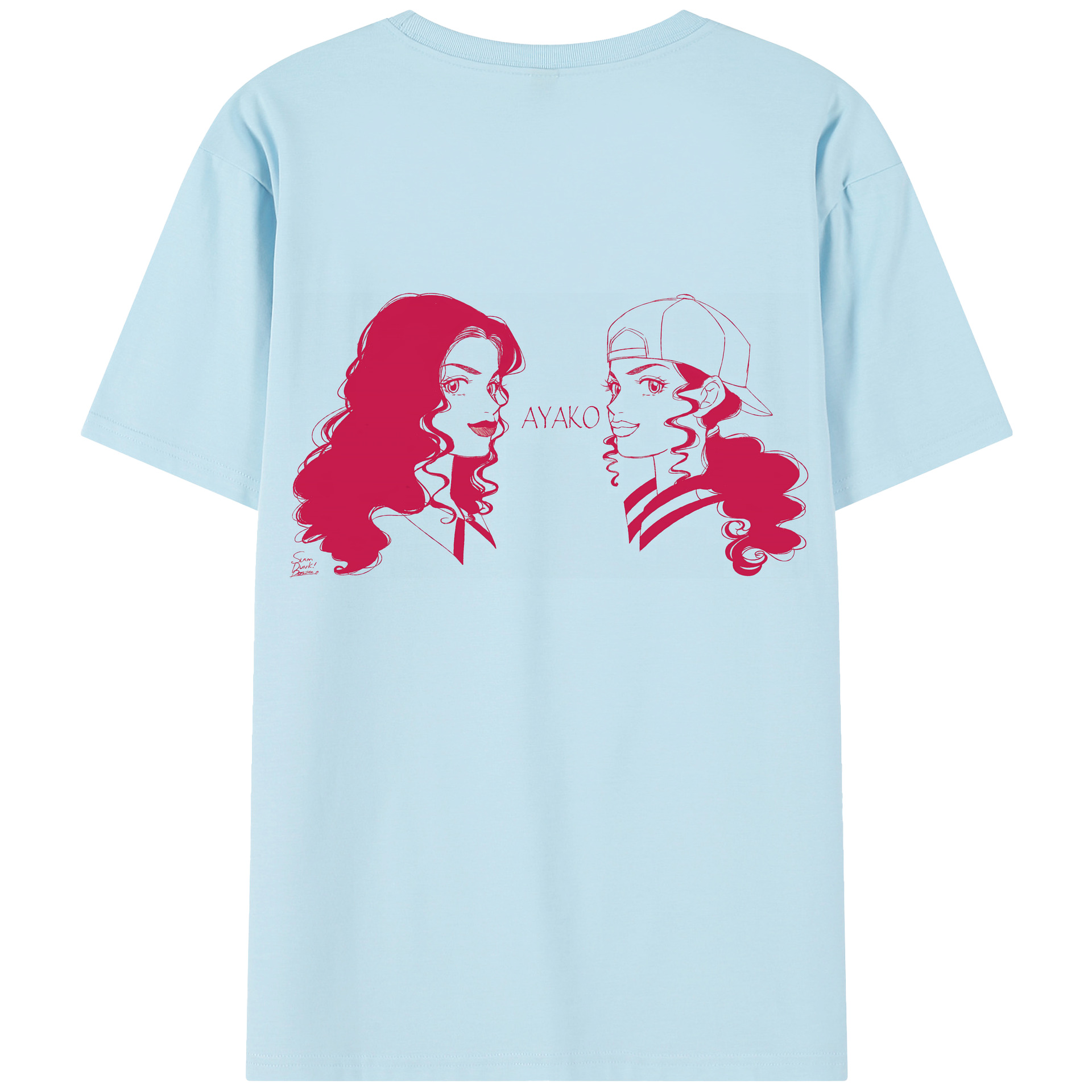 SLAM DUNK／スラムダンク 綿100％半袖Tシャツ（背面プリント）